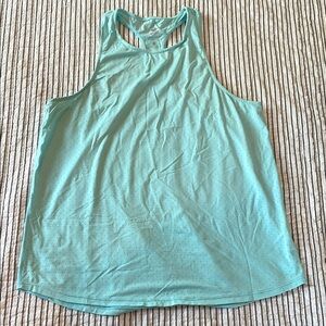 Rabbit light blue running racerback tank - XL